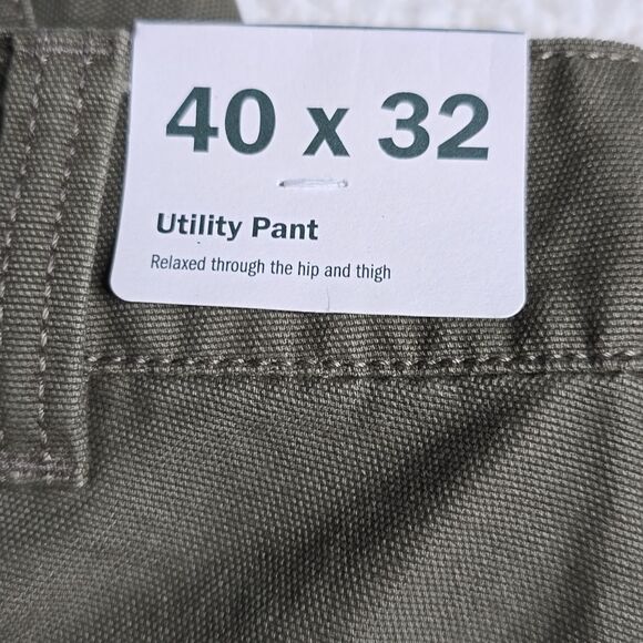 1327 NWT Alpine Design Men's Utility Pant Vintage Olive 40x32 - Picture 8 of 8
